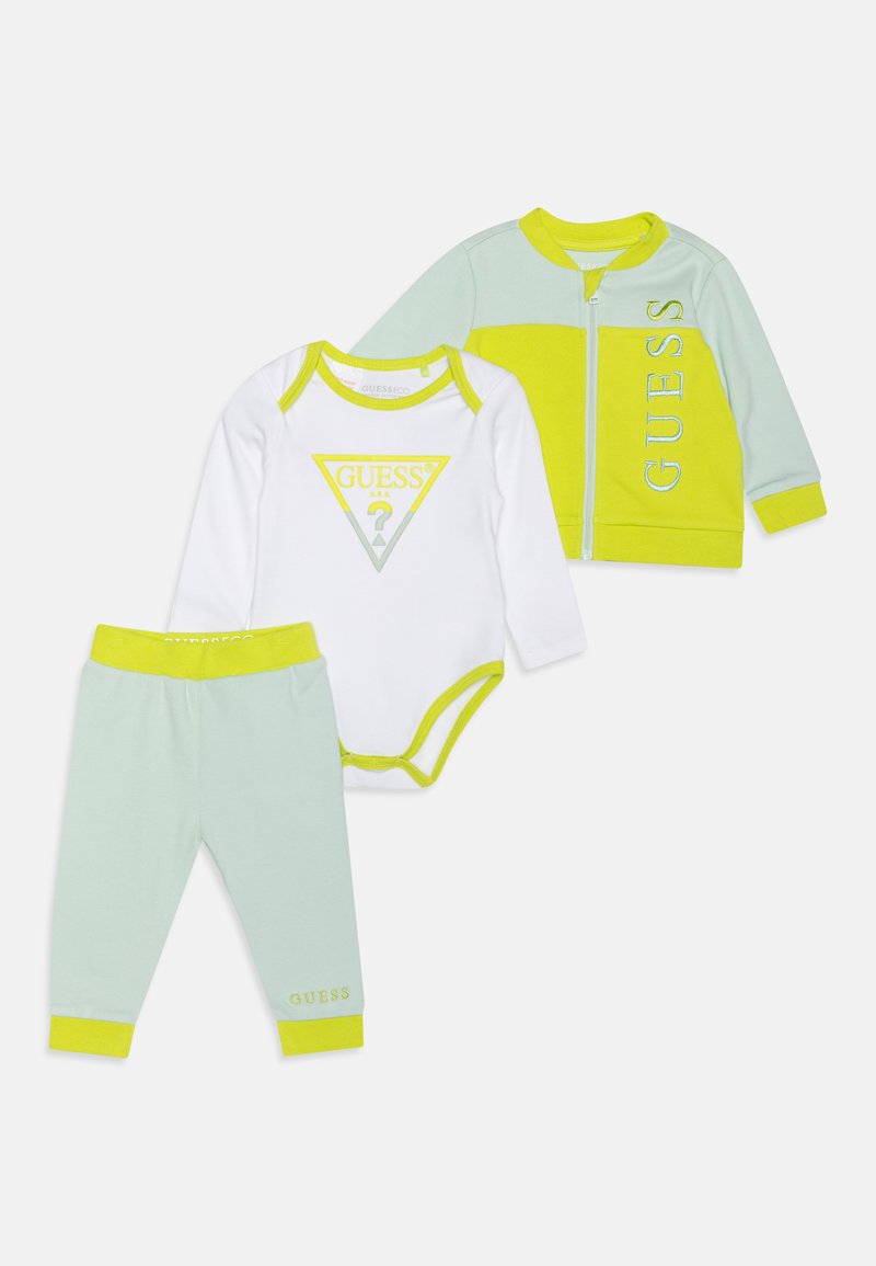 Guess BABY PANT SET UNISEX Geschenk zur Geburt soft mint/mint Zalando.de