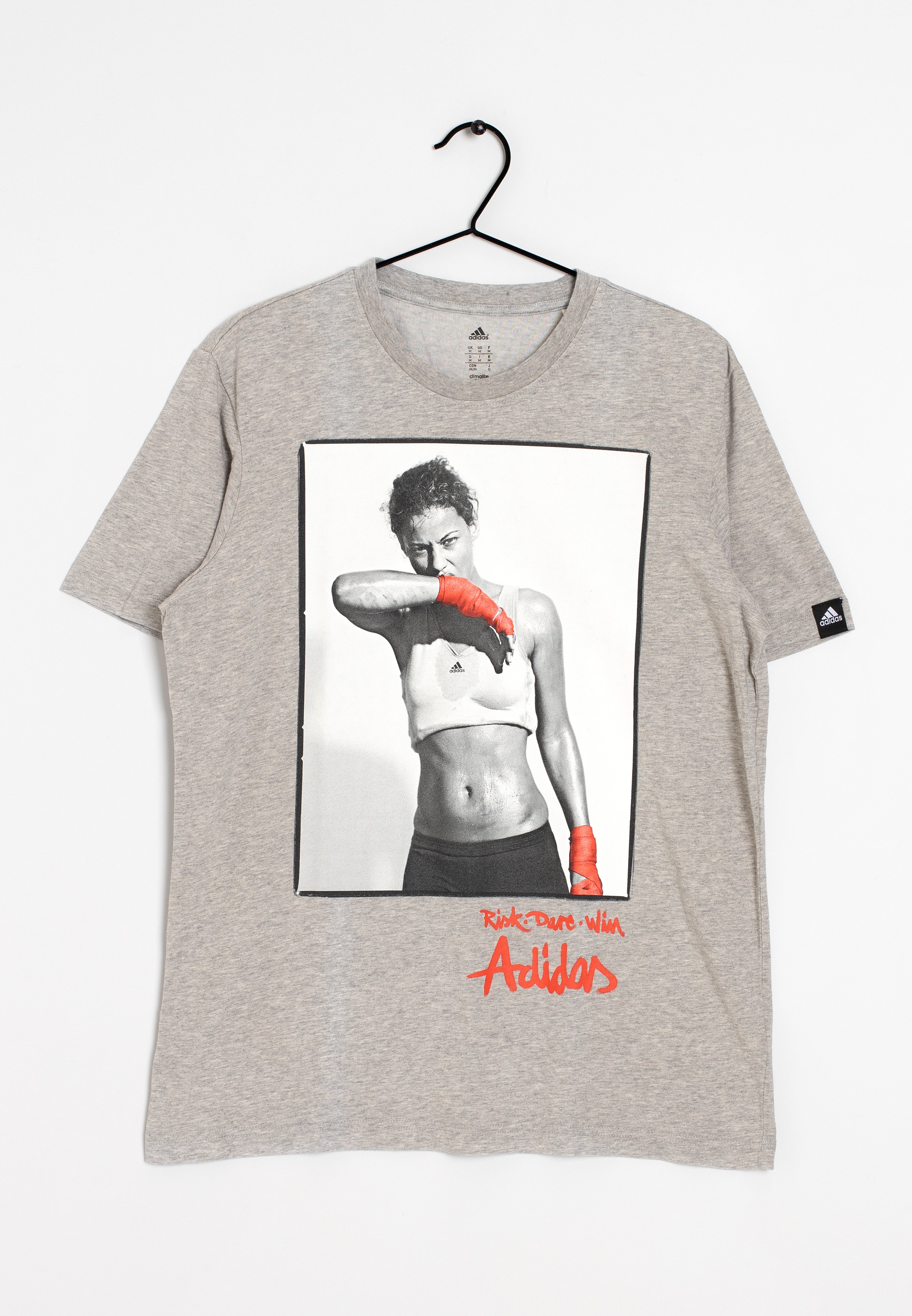adidas Performance T-shirt print - grey/grijs - (Pre-owned) - Zalando.nl