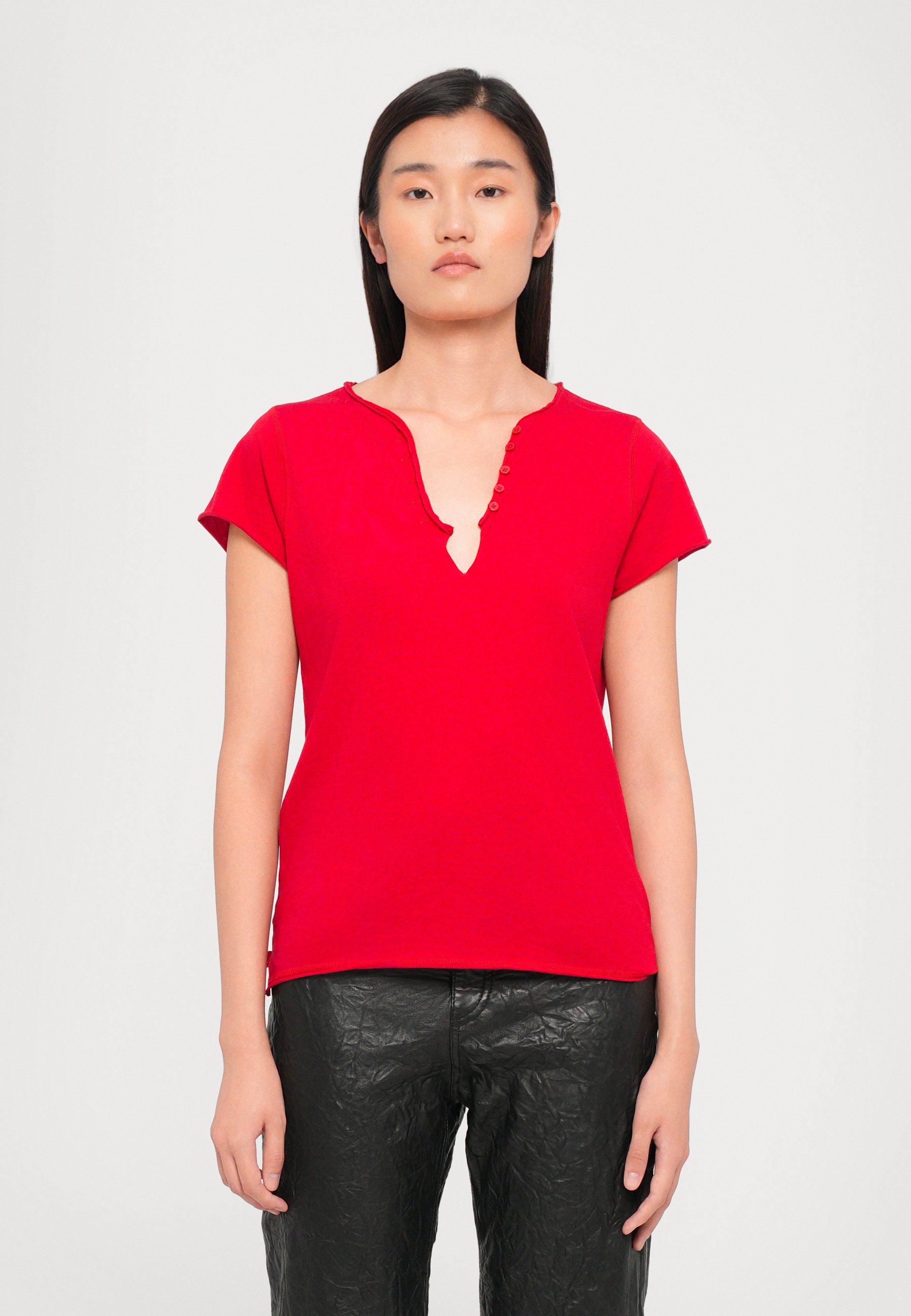 Tシャツ・カットソー PINKO 'Dylan' T-shirt Red Pinko DYLAN - Basic T-shirt - rosso salsa/red - Zalando.co.uk