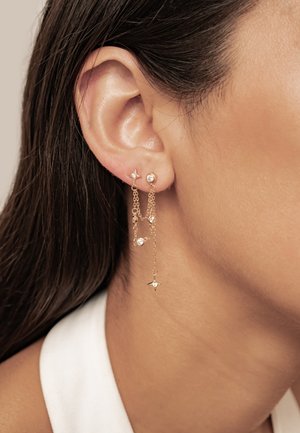 Hey Happiness, CELESTIAL STAR DANGLE - Earrings - gold-coloured