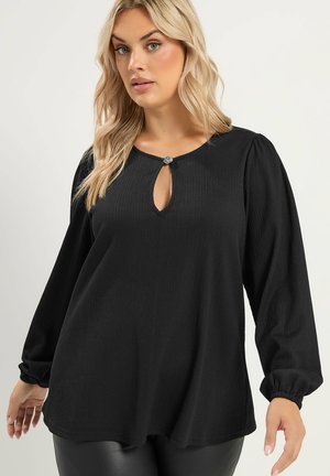 Yours Clothing, PLUS SIZE SHIRT - Blouse - black