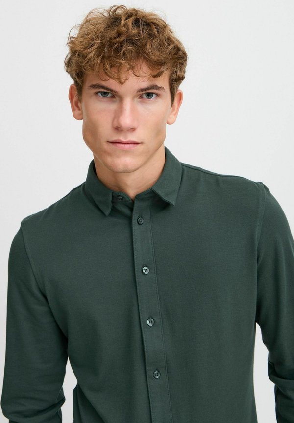 CFARTHUR LS BU jersey piquet - Shirt - darkest spruce4