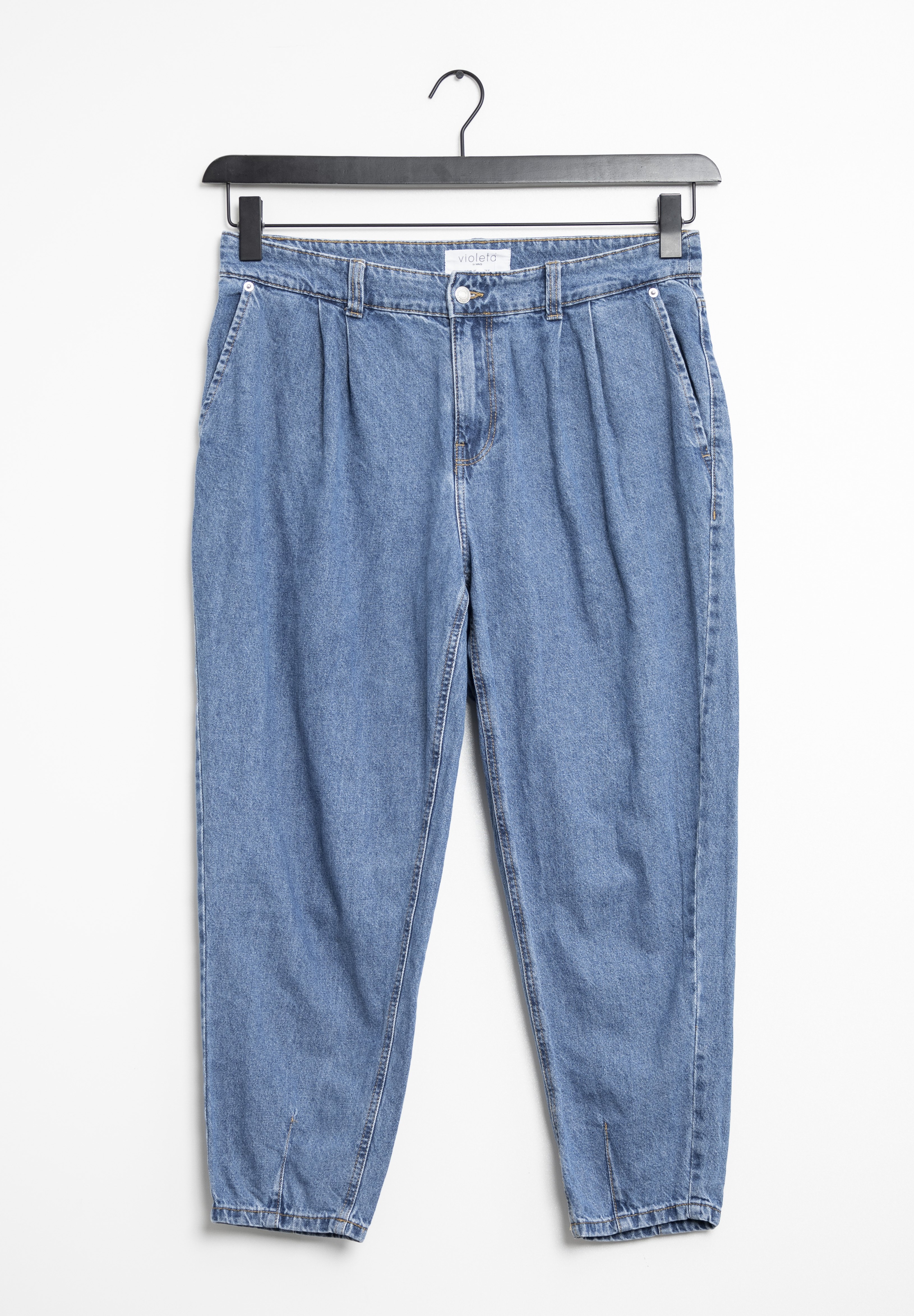 Violeta by Mango Relaxed fit jeans - blue/blauw - (Pre-owned) - Zalando.nl