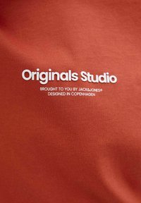 Jack & Jones Junior JORVESTERBRO SS CREW NECK NOOS - Apdrukāts T-krekls - summer fig