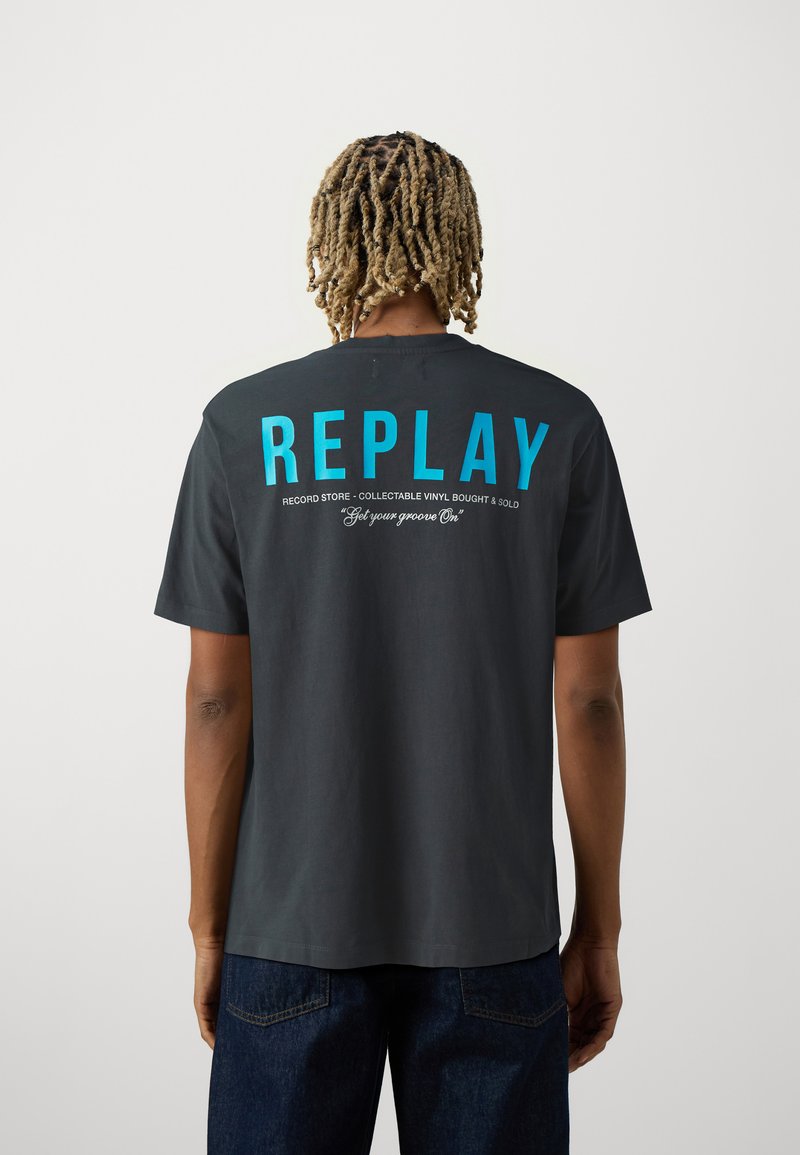 Replay - Print T-shirt - blackboard, Enlarge
