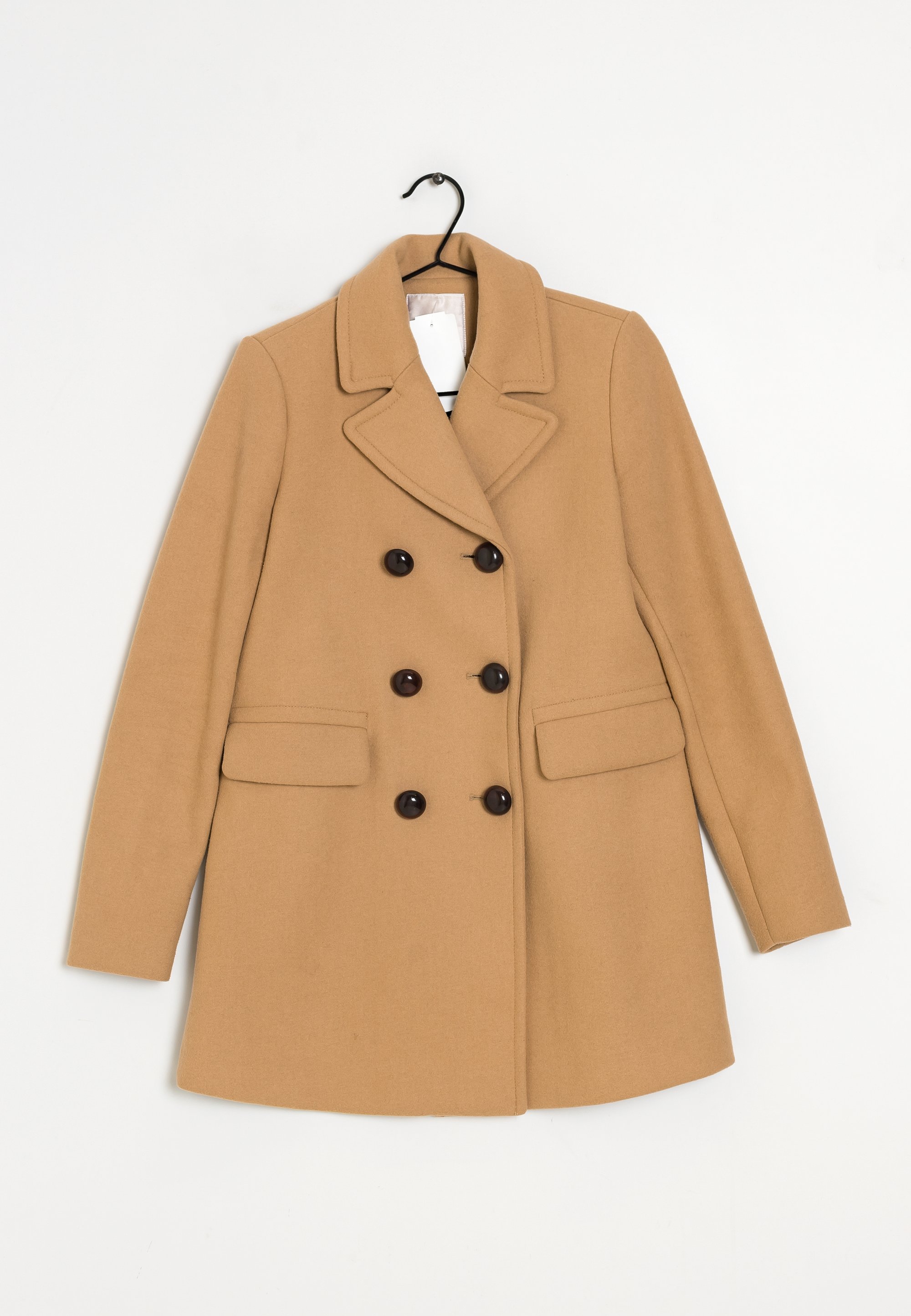 Zara Manteau court beige (Seconde main) ZALANDO