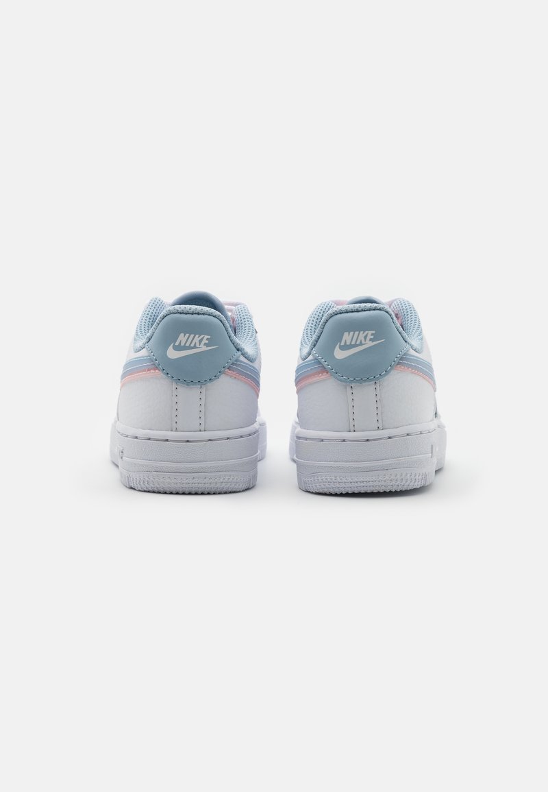 Nike Sportswear Force 1 Lv8 Sneaker Low White Light Armory Blue Arctic Punch Weiss Zalando De