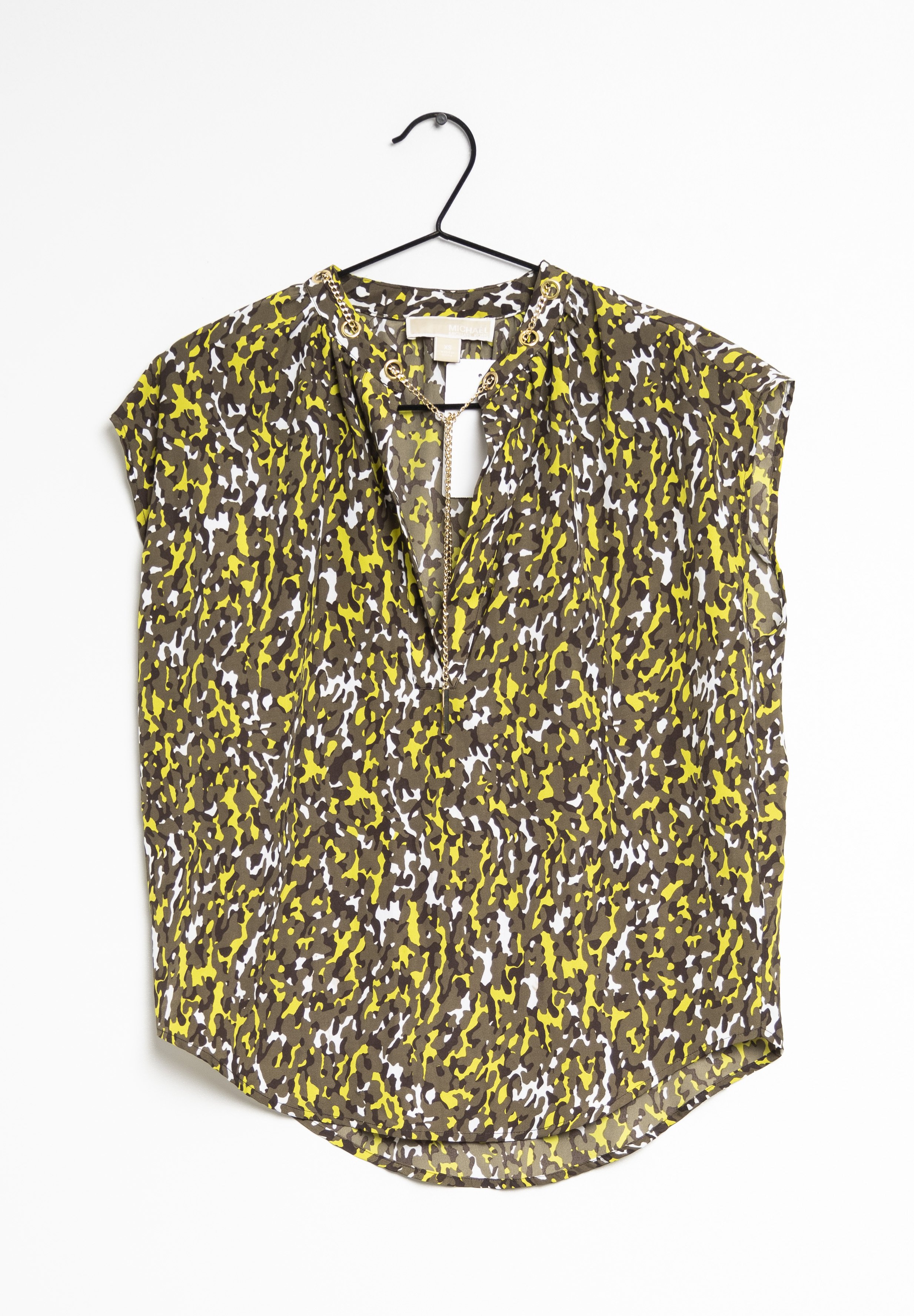 michael kors yellow blouse