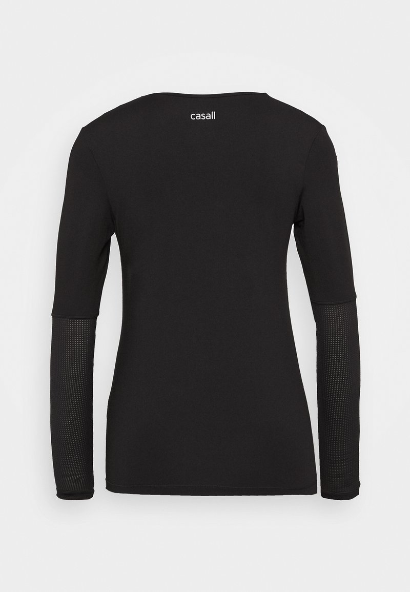 Damen Sportbekleidung | Casall ICONIC Langarmshirt black/schwarz - AN87523 Damen Sportbekleidung | Casall ICONIC Langarmshirt black/schwarz - AN87523