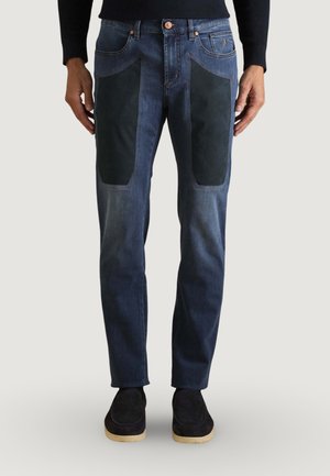 JOHN 5 TASCHE TOPPA  - Jean droit - dark blue denim