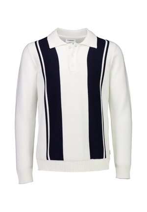 Lindbergh BLOCK STRIPE  - Maglietta a manica lunga - off white