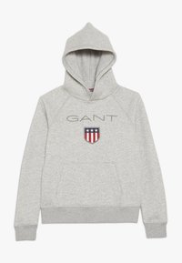 GANT Jersey con capucha - mottled light grey
