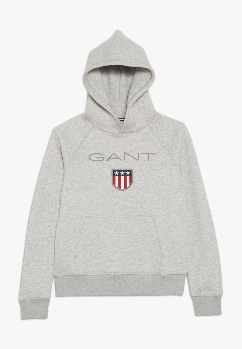 GANT Jersey con capucha - mottled light grey
