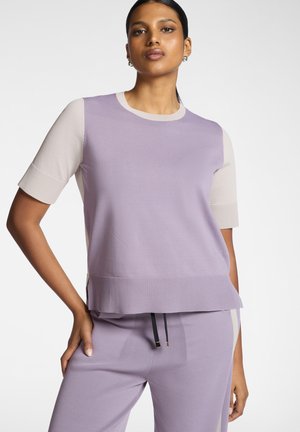 MAGLIA GIROCOLLO MANICHE   - T-Shirt basic - viola