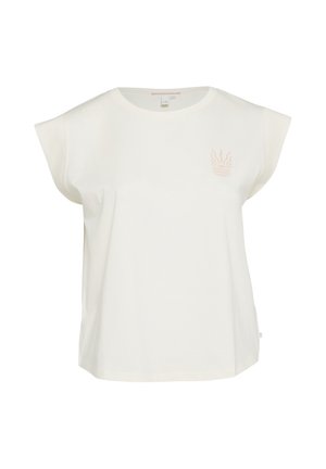 QS, T-SHIRT - T-shirt print - creme