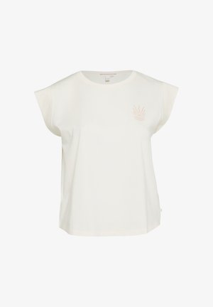 QS, T-SHIRT - T-shirt print - creme