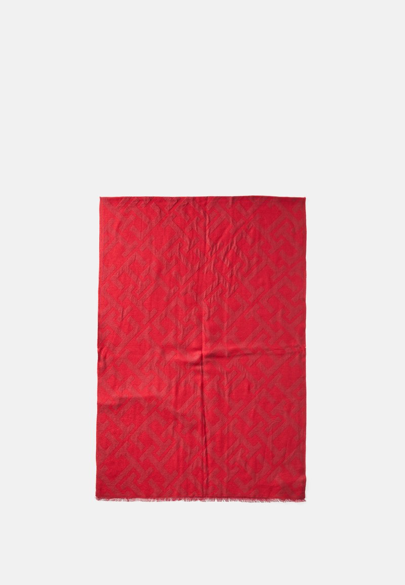 Tommy Hilfiger TH MONOGRAM JACQUARD SCARF WITH WOOL - Scarf - primary ...