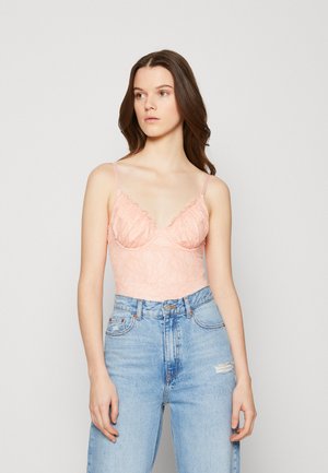 IN THE STYLE LINGERIE BODYSUIT - Top - rosé