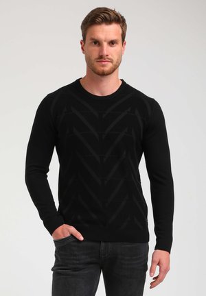 Gabbiano ROUND NECK - Džemperis - black