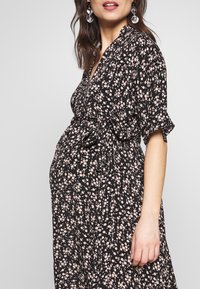 Glamorous Bloom BOW MIDI DRESS - Vestido de dia - black
