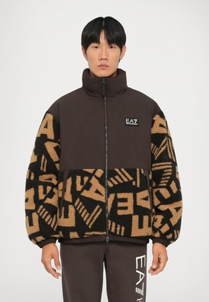 MOUNTAIN JACKET LOGO - Chaqueta de invierno - chocolate torte