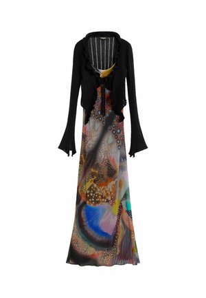 Desigual, MIDI STRAP DRESS - Cardigan - black
