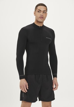 FUNKTION JARO M SEAMLESS MIDLAYER - Pitkähihainen paita - 1011 dark grey melange