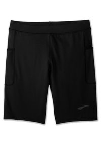 Sorte atletiske shorts lavet af strækbart materiale, fremhævet af to sidelommer og flade sømme for komfort. Logo detalje på den nederste del af benet.