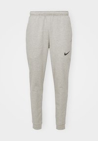 TAPER - Tepláky - dark grey heather/black