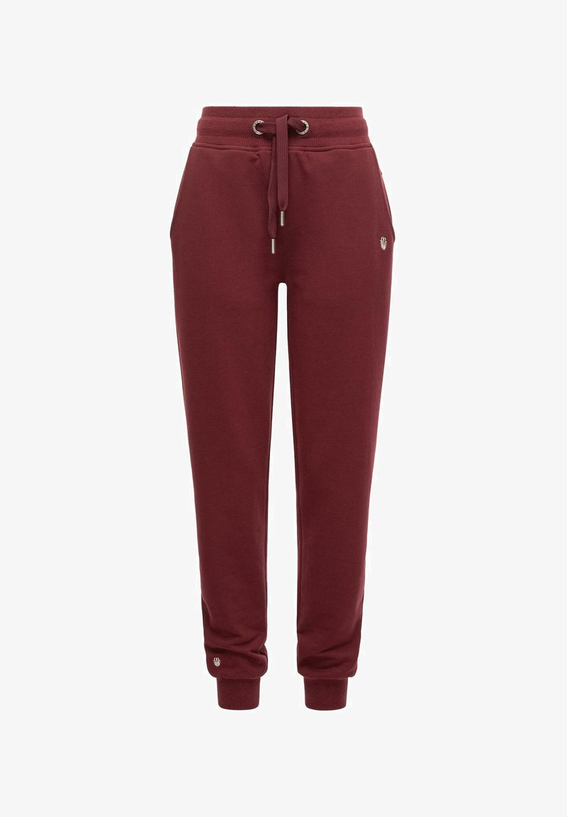 Navahoo SCHMUSEKÄTZCHEN - Tracksuit bottoms - bordeaux
