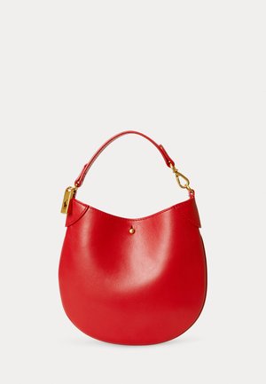 POLO ID LEATHER POUCH - Geantă de mână - cherry