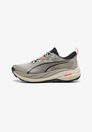 Puma, PUMA - Laufschuh Trail - mouse gray-ultra red-silver fog