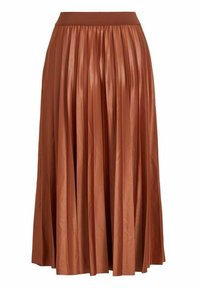 VILA VINITBAN MIDI  - A-line skirt - tobacco brown
