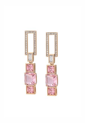 Cercei - rose gold - coloured pink