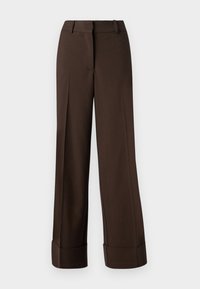 JORDYN WIDE PANTS - Stoffhose - chocolate