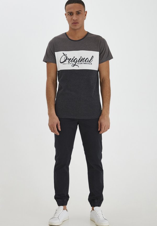 BHNERO - Print T-shirt - charcoal4