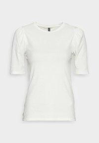 Pieces PCRUKA PUFF  - T-shirt con stampa - cloud dancer