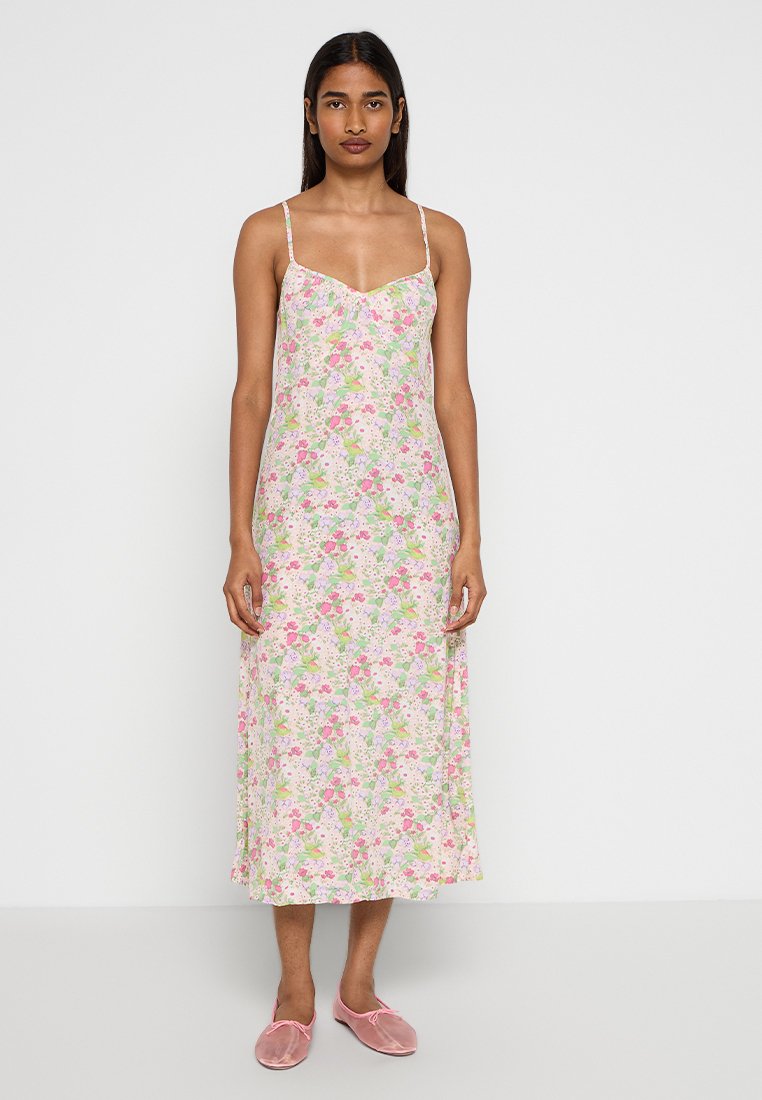 & Other Stories Maxi-jurk donkerroze