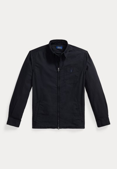 Polo Ralph Lauren GARMENT DYED OXFORD OVERSHIRT - Lett jakke - black