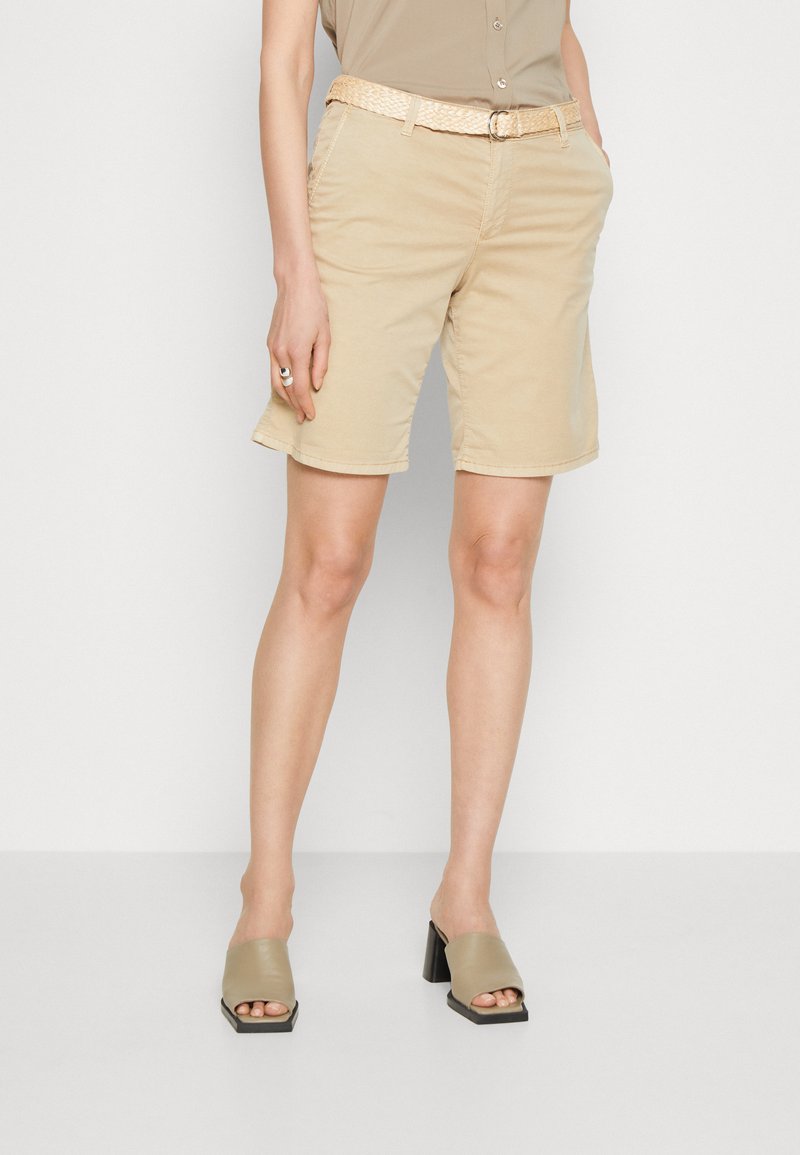 Esprit Shorts - light beige/beige screziato