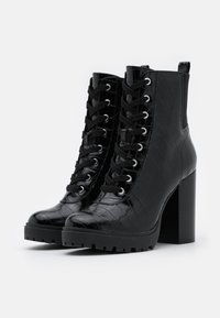 Steve Madden LATCH - Μποτάκια με ψηλό τακούνι - black