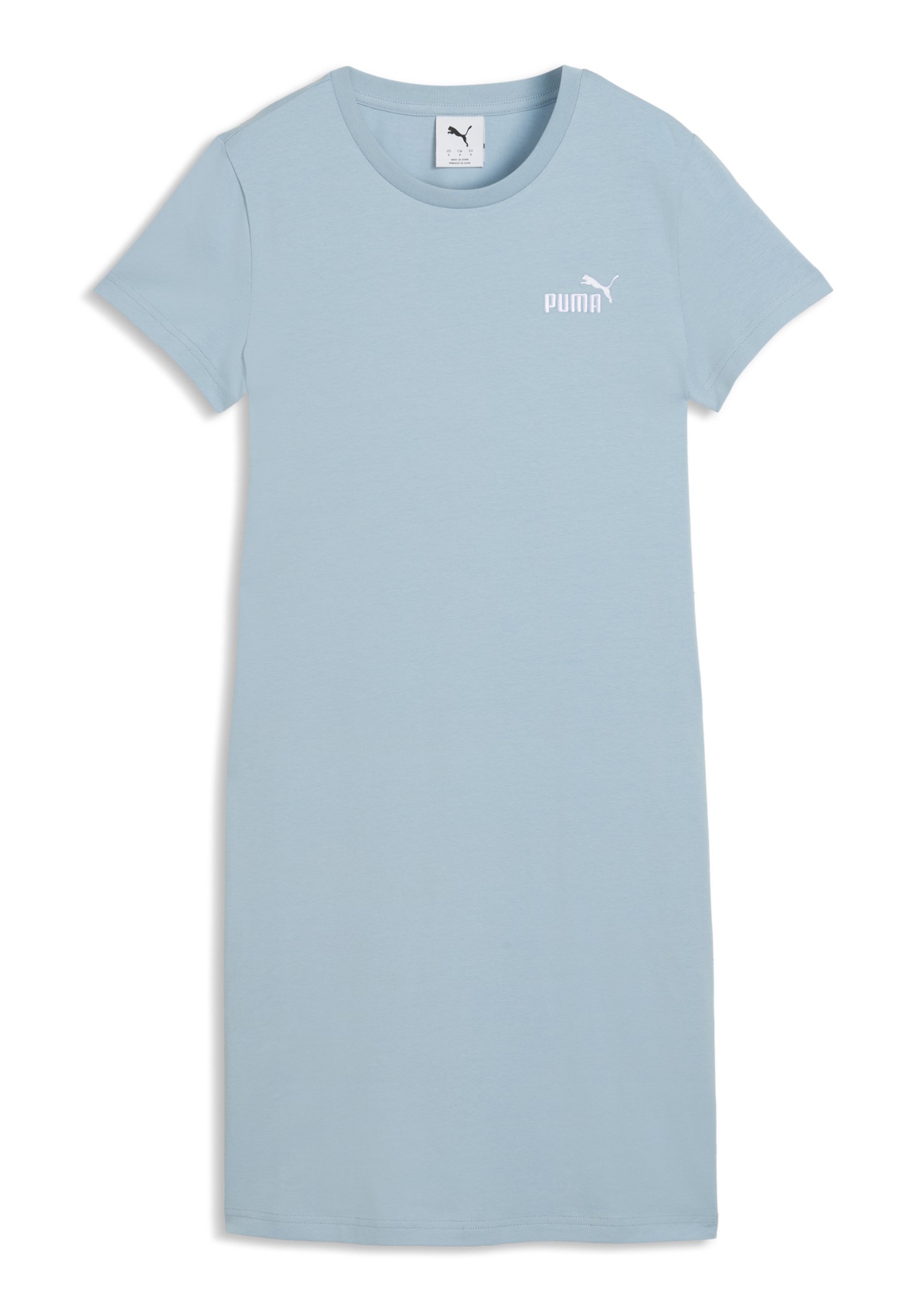 Puma ESS SMALL NO. 1 LOGO SLIM - Žerzejové šaty - seafoam