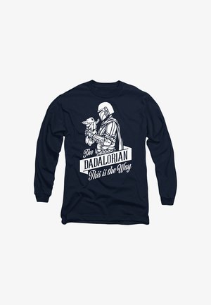 Star Wars, STAR WARS FATHER'S DAY THE DADALORIAN MANDALORIAN - Long sleeved top - dark blue