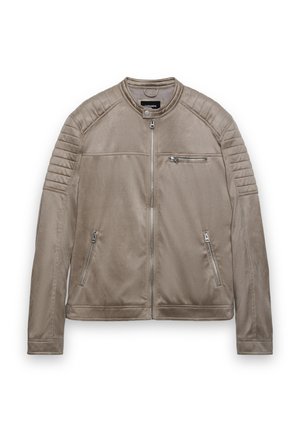 BIKER - Giacca in similpelle - sabbia