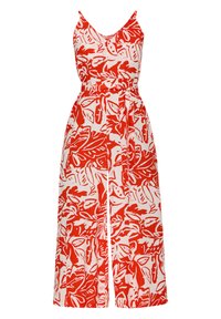 s.Oliver MET PRINT ALL-OVER - Lühikeste varrukatega bodi - hellorange