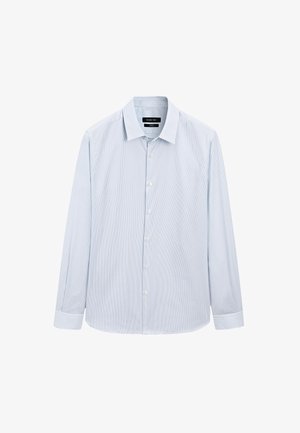 Massimo Dutti SLIM FIT STRIPED GARMENT - Camicia - blue