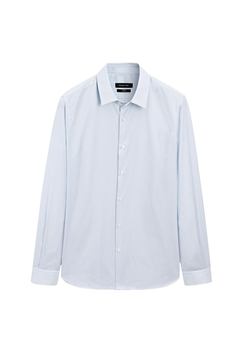Massimo Dutti SLIM FIT STRIPED GARMENT - Overhemd - blue