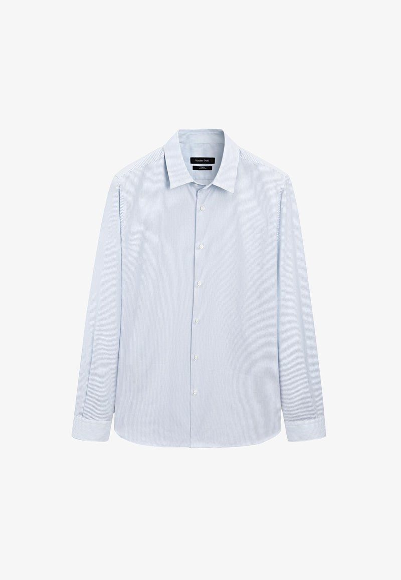 Massimo Dutti SLIM FIT STRIPED GARMENT - Overhemd - blue