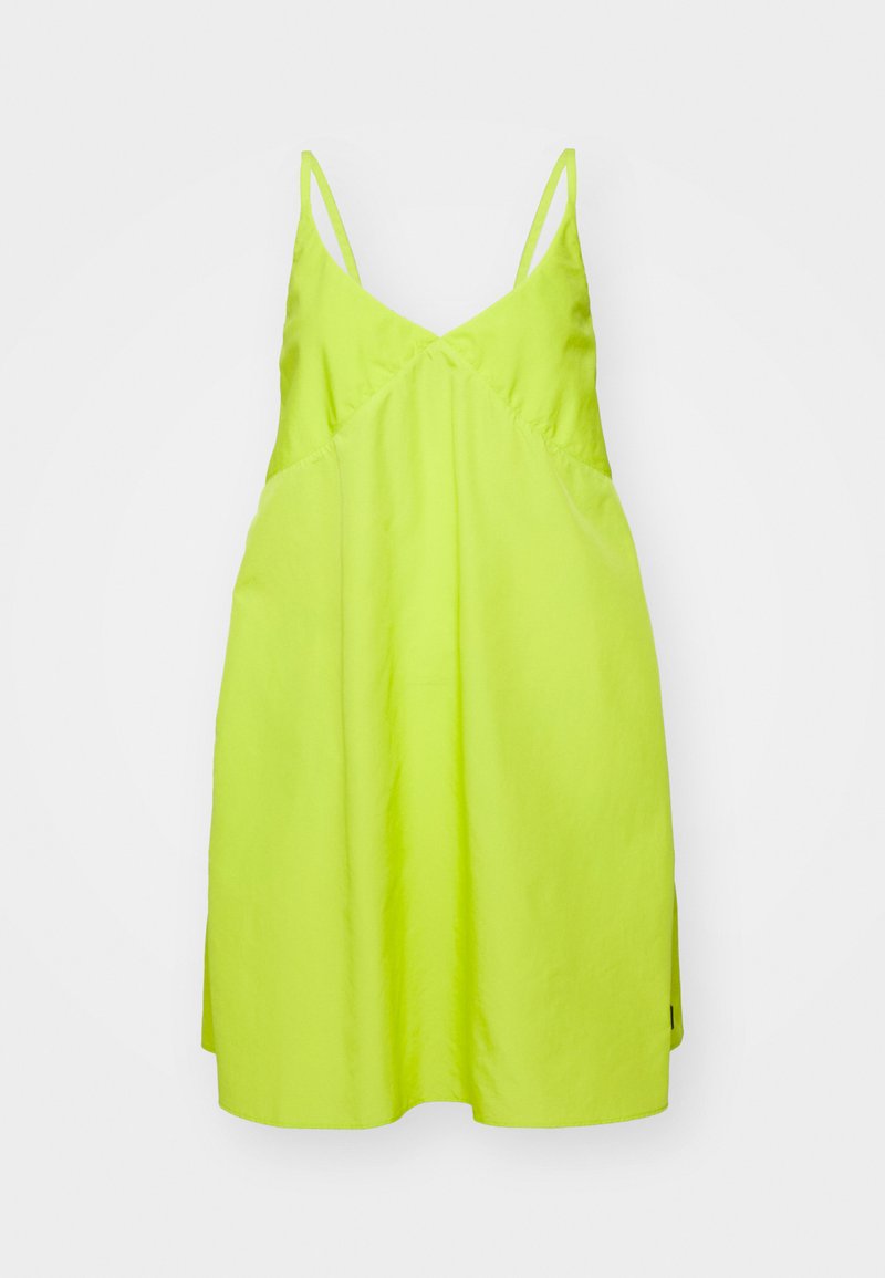 Soulland Jurk neongroen