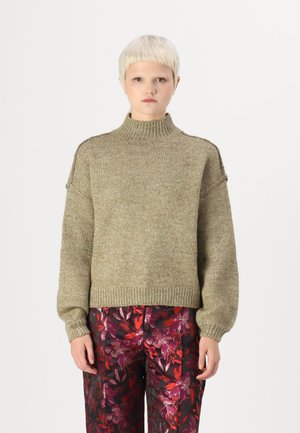 VILA VIBIRTHE ROLL NECK - Maglione - gothic olive